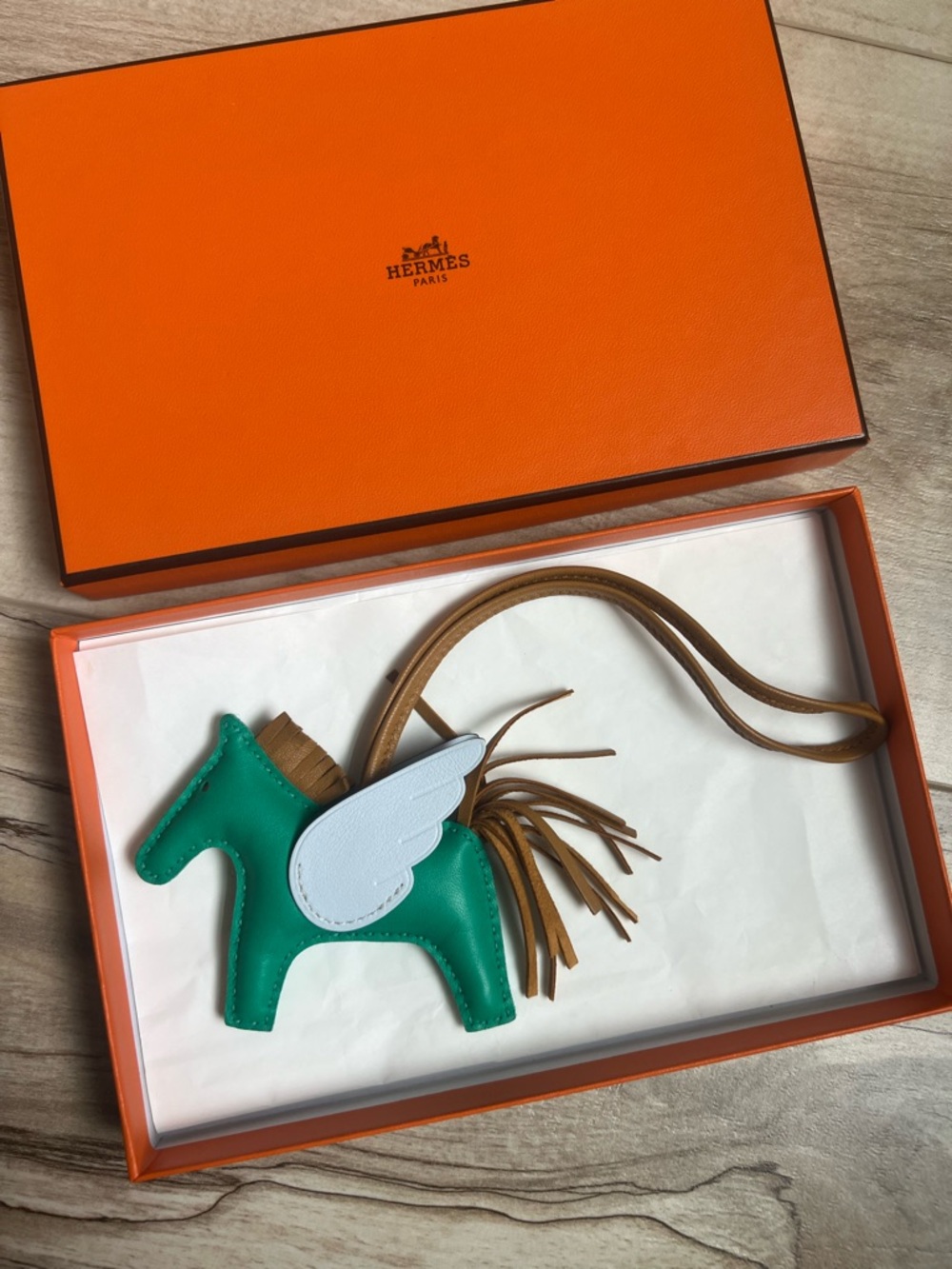 Hermès Rodeo Pegasus Bag Charm 100% Authentic